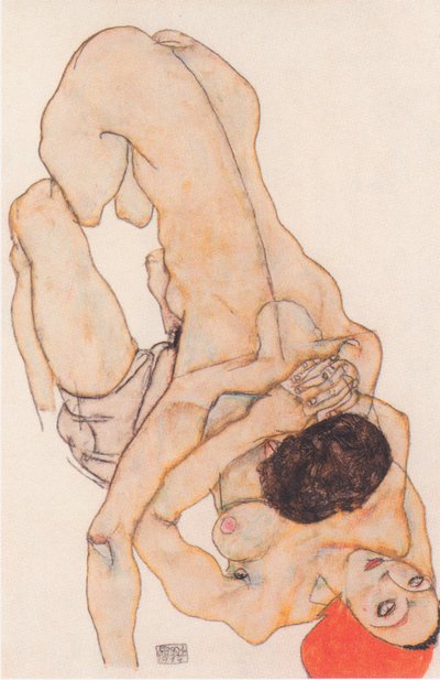 Lesbisches Liebespaar von Egon Schiele